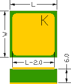 cathode USMTMV1408 kNOX TMV1408 kNOX TMV1408 Single Varactor (Tuning) Diode 47pF