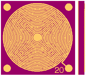 LX5000Q20-L20-238nH HIGH Q FACTOR SPIRAL CHIP INDUCTORS