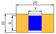 MICROWAVE CERAMIC SUBSTRATE THIN FILM RESISTORS USMRE1020 MODEL G