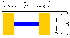 microwave ceramic substrate thin film chip resistor