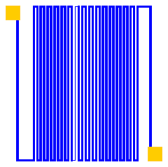 microwave ceramic substrate thin film chip resistor