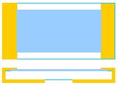 2W, 56GHz, BERYLLIUM OXIDE FULL WRAPAROUND POWER CHIP RESISTORS USMRP05005040BOW-2W-470